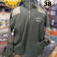 campera polar verde rural 1