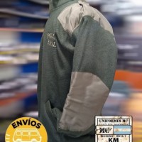 campera polar verde rural 3