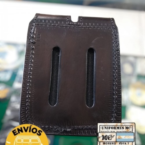 cuero porta cargador doble 3