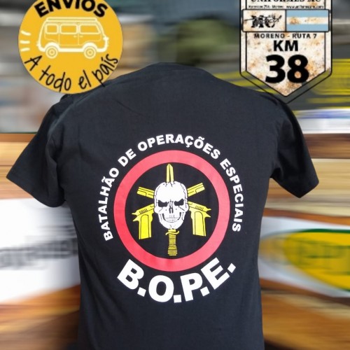 remera B.O.P.E negra 3