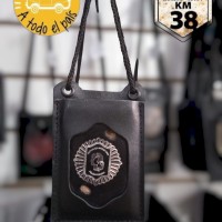 porta credencial colgante PFA plata porta credencial colgante PFA plata