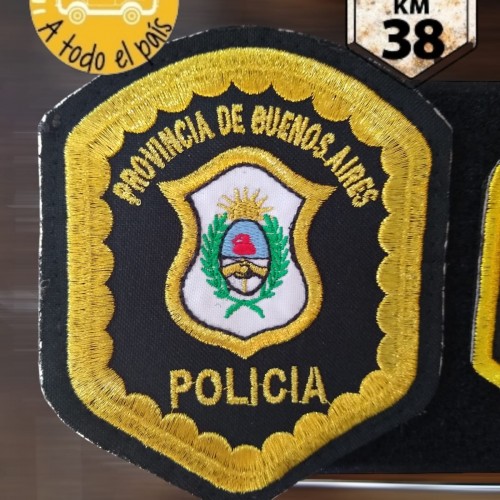 escudo policia oro serreta