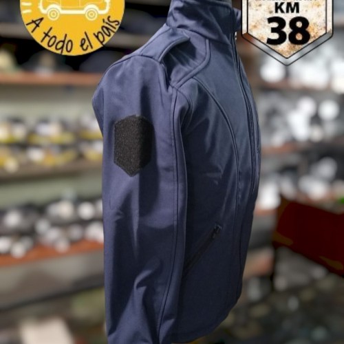 campera soft shell azul 2