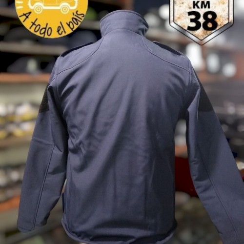 campera soft shell azul 4