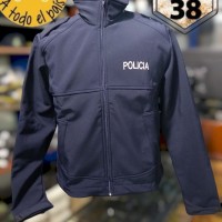 campera soft shell azul PBA 1