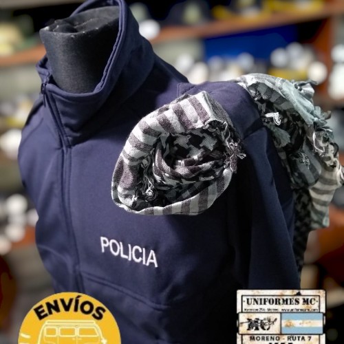 campera soft shell azul PBA 5