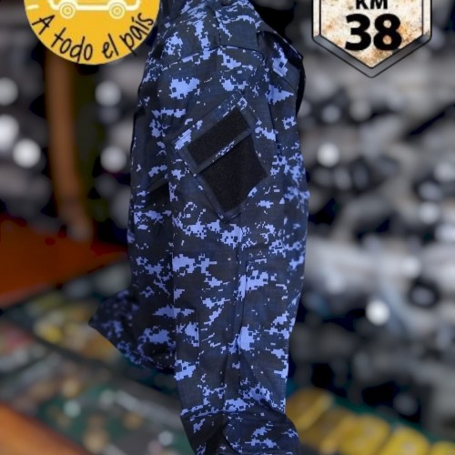 chaquetilla pixelado azul 3