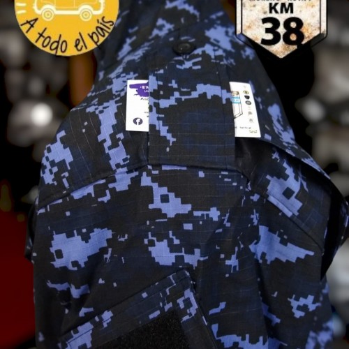 chaquetilla pixelado azul 6
