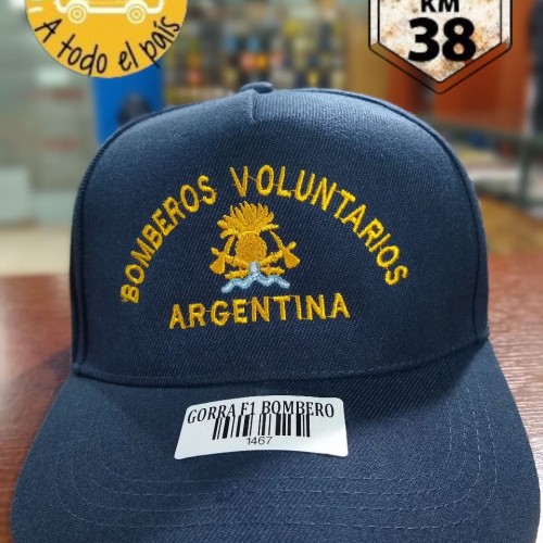 gorra bomberos voluntarios azul 1