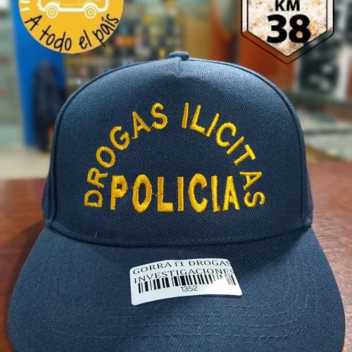 gorra drogas ilicitas azul 1