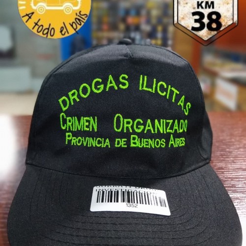 gorra drogas ilicitas negro 1
