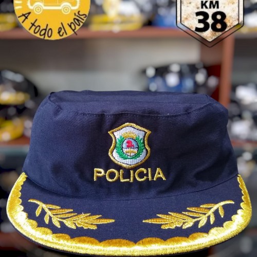 quepi PBA azul oficial jefe superior oro 1