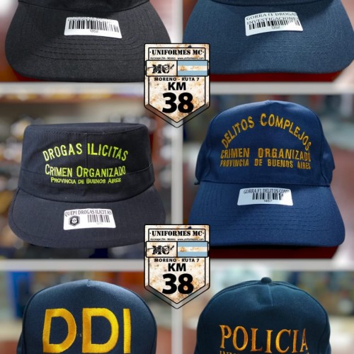 quepis gorras PBA 2 quepis gorras PBA 2