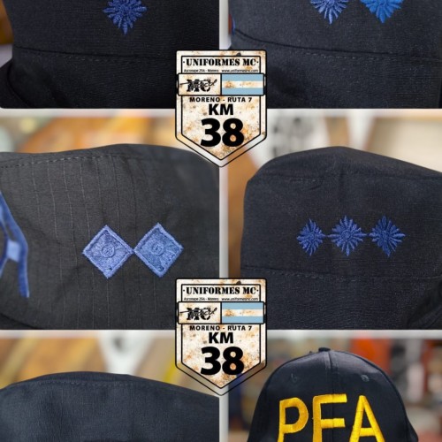 quepis gorras PFA 3 quepis gorras PFA 3