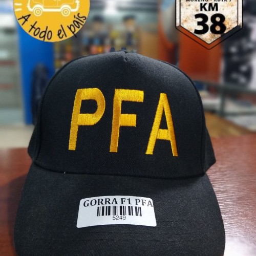 gorra PFA negro 1