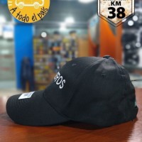 gorra bomberos negro blanco 2