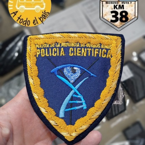 escudo bordado cientifica
