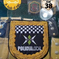 escudo bordado policia local escudo bordado policia local