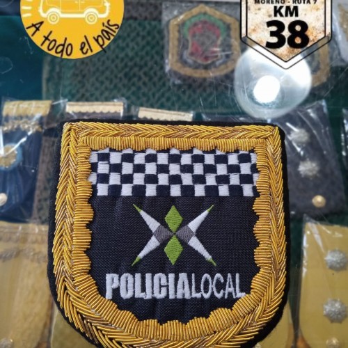 escudo bordado policia local