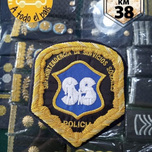 escudo bordado servicios sociales