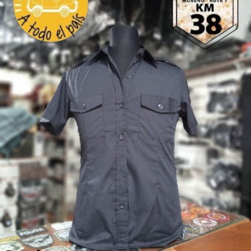 camisa elastizada batista azul 1