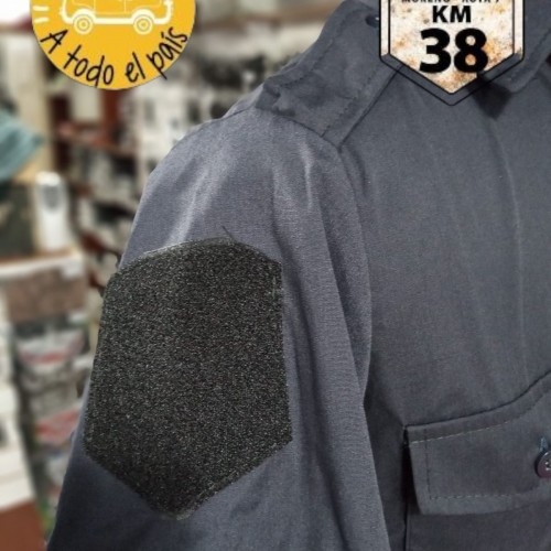 camisa elastizada batista azul 2