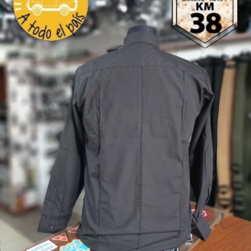 camisa negra oficial m.l 4