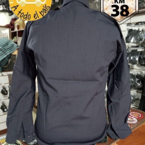camisa rip stop azul m.l 4