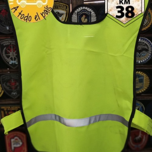 chaleco reflectivo 1 tira amarillo 2