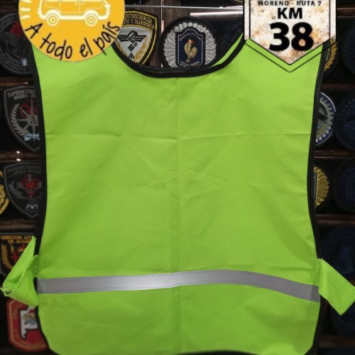 chaleco reflectivo 1 tira verde 2