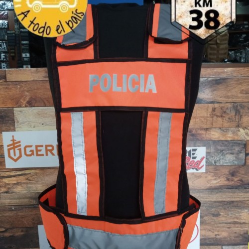 chaleco reflectivo H policia 1