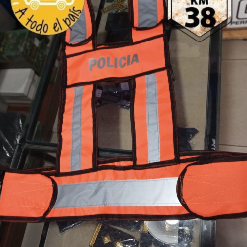 chaleco reflectivo H policia 3