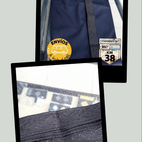 pantalon con cinta luto