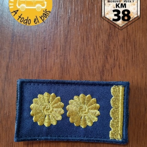 jerarquia bordada comisario