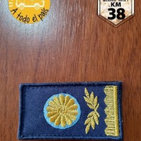 jerarquia bordada comisario inspector