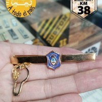 traba corbata PBA oro