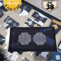 pectoral inspector camuflada azul