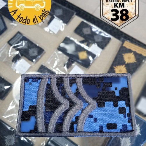 pectoral sargento digital azul