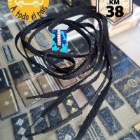 cordones negros chatos