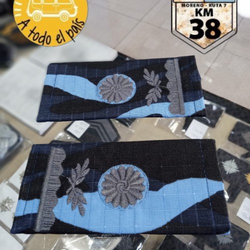 funda comisario inspector camuflada azul