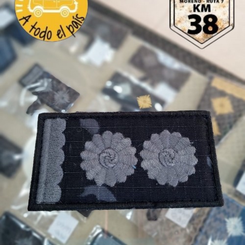 pectoral comisario camuflada negra