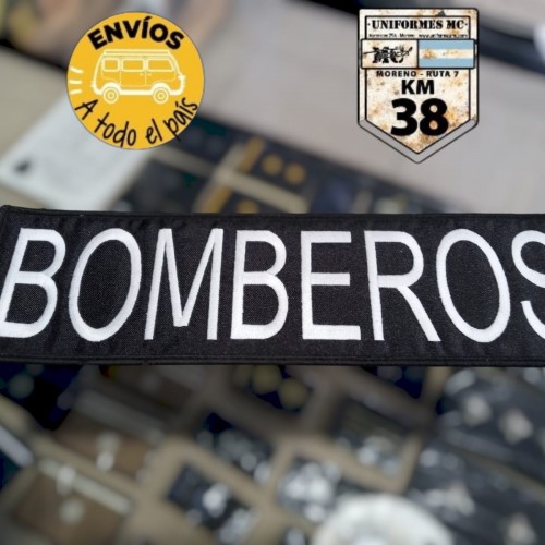 cartel bombero blanco