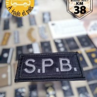 cartel chico SPB gris