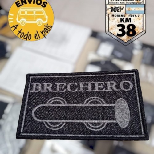cartel chico brechero gris