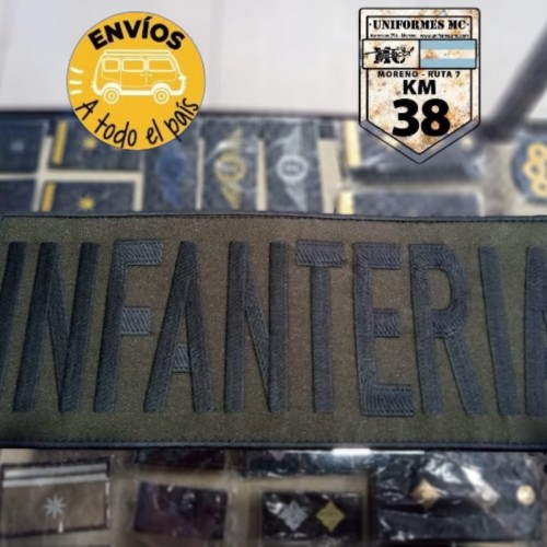 cartel infanteria verde