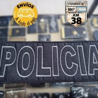 cartel policia gris