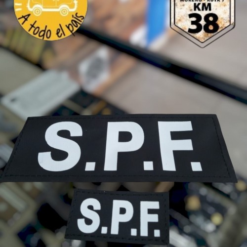 carteles SPF blanco