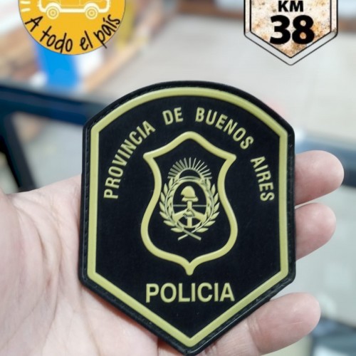 escudo PBA oro PVC