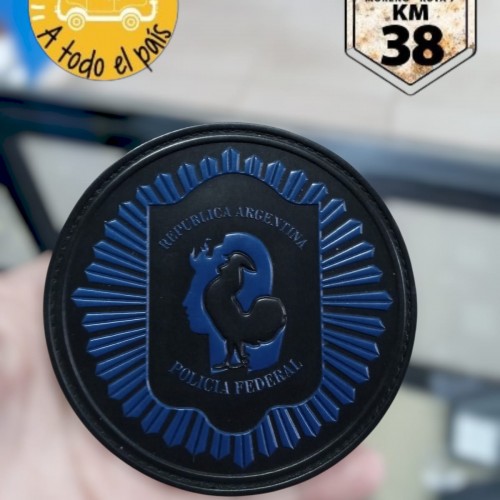escudo PFA azul pVC